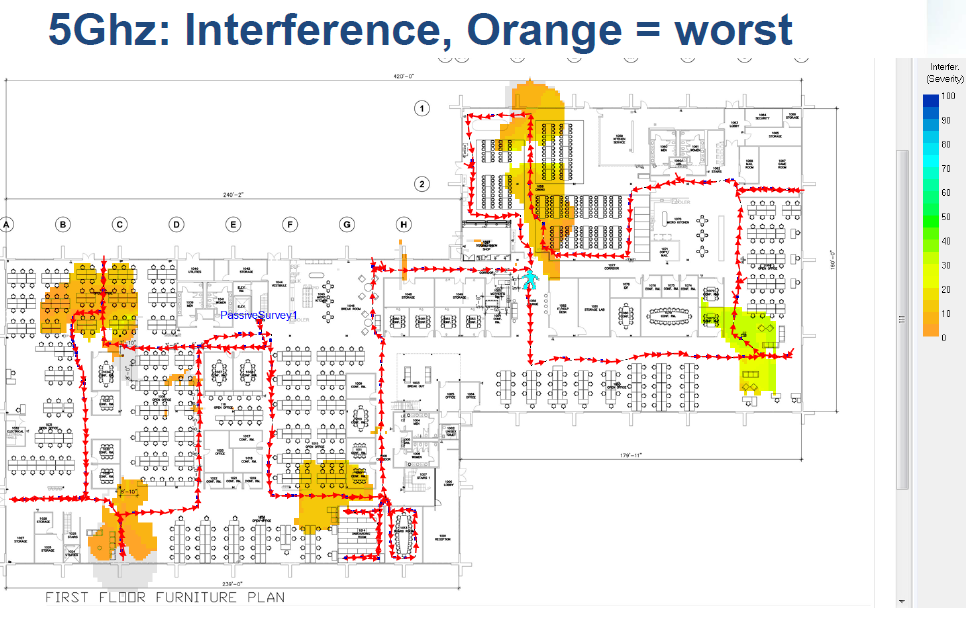 Wireless Interference Map