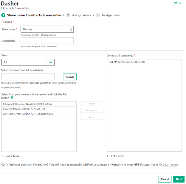 HPE-Support-Center-Dasher